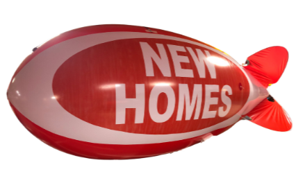 Builder traffic solutions - helium advertising blimp